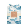 Best Crib Sheets: Caspian Crib Sheet in Whale by Crane Baby for a cozy sleep space.