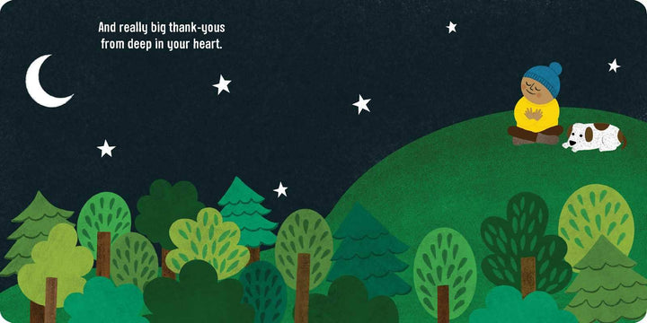 Back cover Thank You Book by Danna Smith joyful board book about showing gratitude