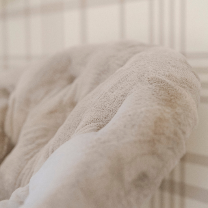 Saranoni Saucer Chair in Buff is a versatile lounge chair for kids, perfect for playrooms.