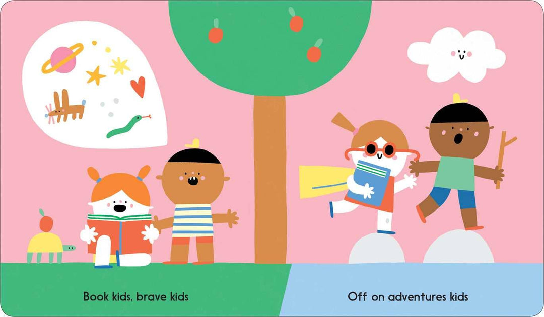 Back cover All Kids Are Good Kids celebrating every child board book Simon & Schuster