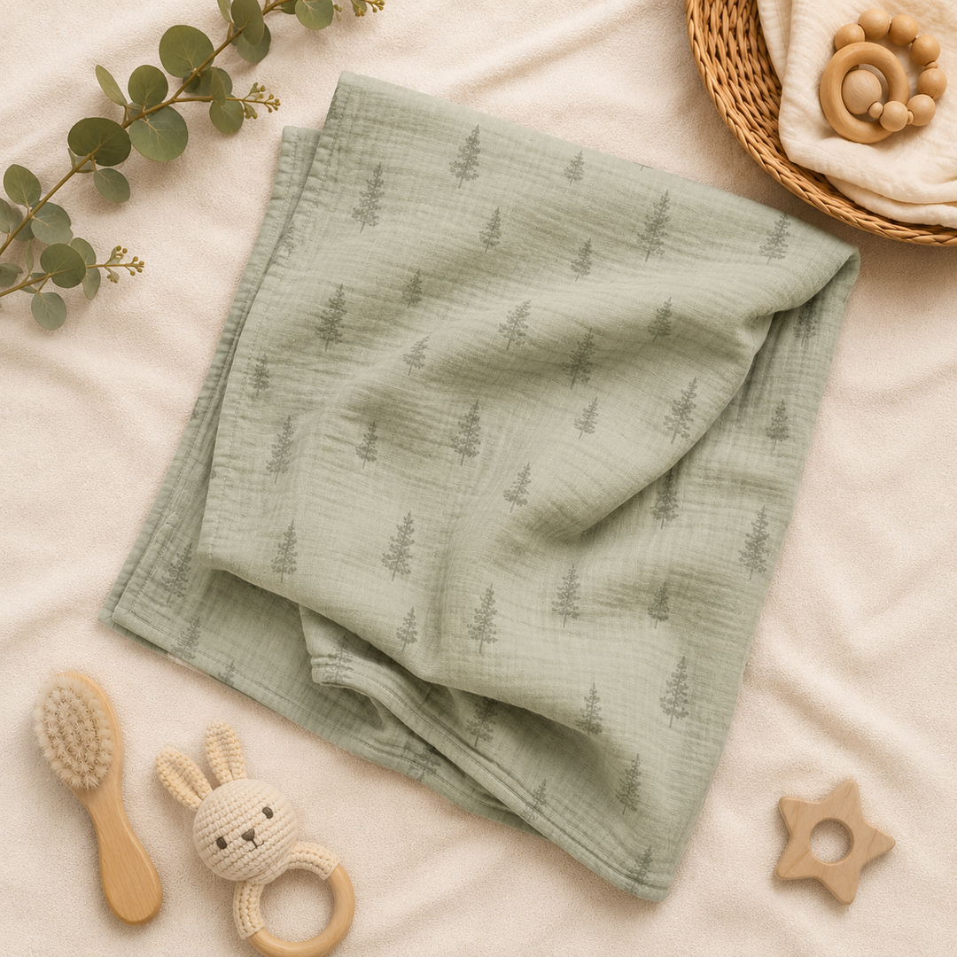 Trees Muslin Swaddle