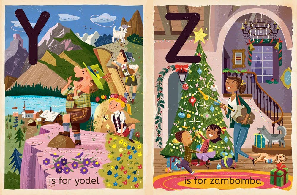 Gibbs Smith M is for Music; Alphabet board book music board book
