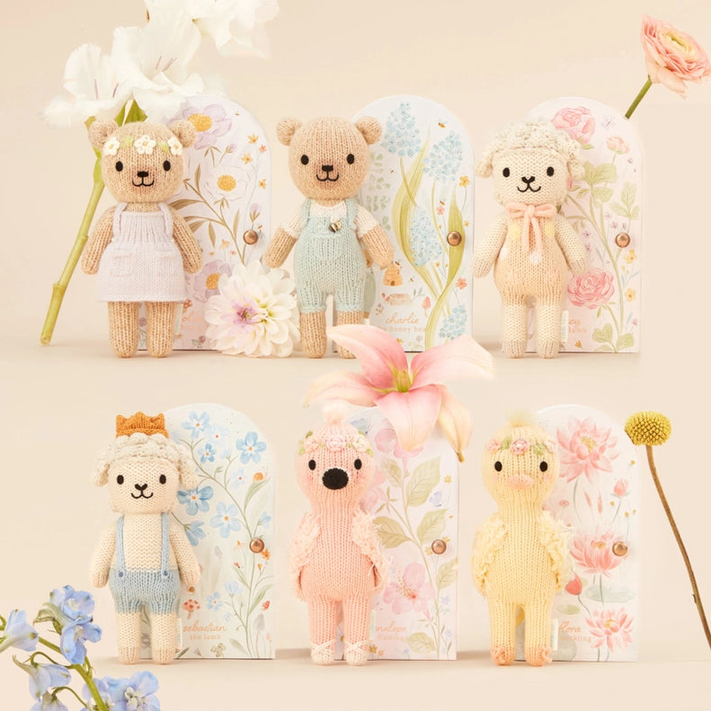 Cuddle + Kind Tiny Animals plushies, ideal for snuggling and gifting.