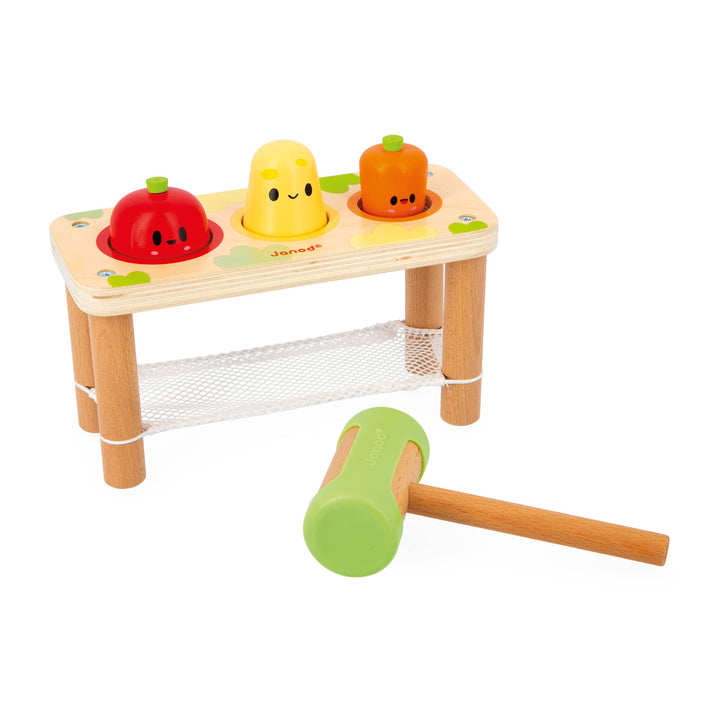 Learning toy Janod Tap Tap Farm Vegetables set