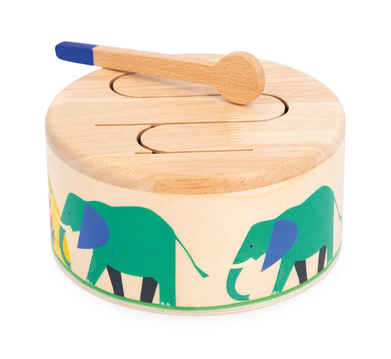 Wooden Janod Gioia Drum Toy musical instrument