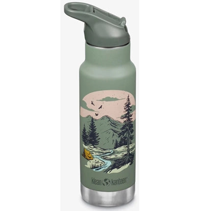 12oz Narrow Kid Flip Seal Sports Insulated Water Bottle
