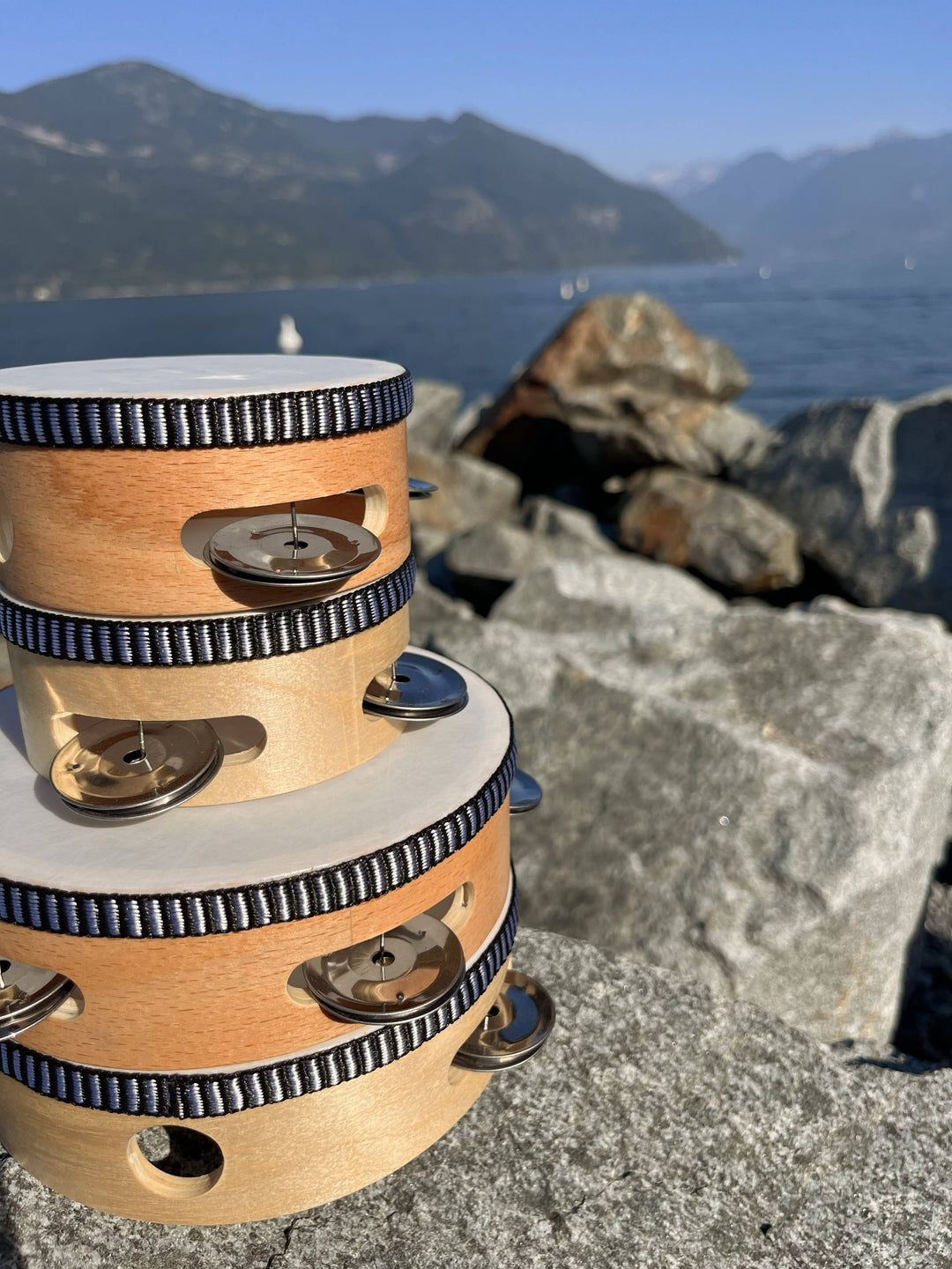 6 in Baby Wooden Tambourine