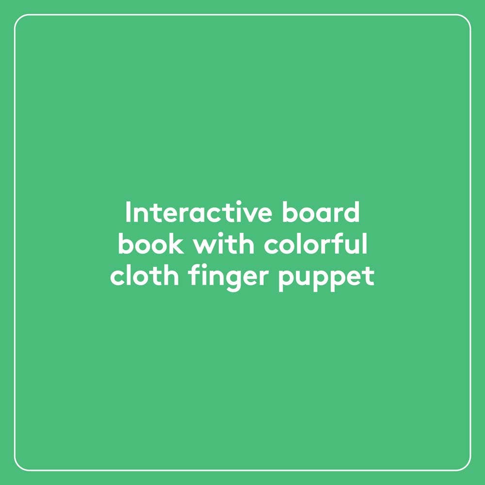 Little Fir Tree Finger Puppet Book, an interactive board book with cloth puppet