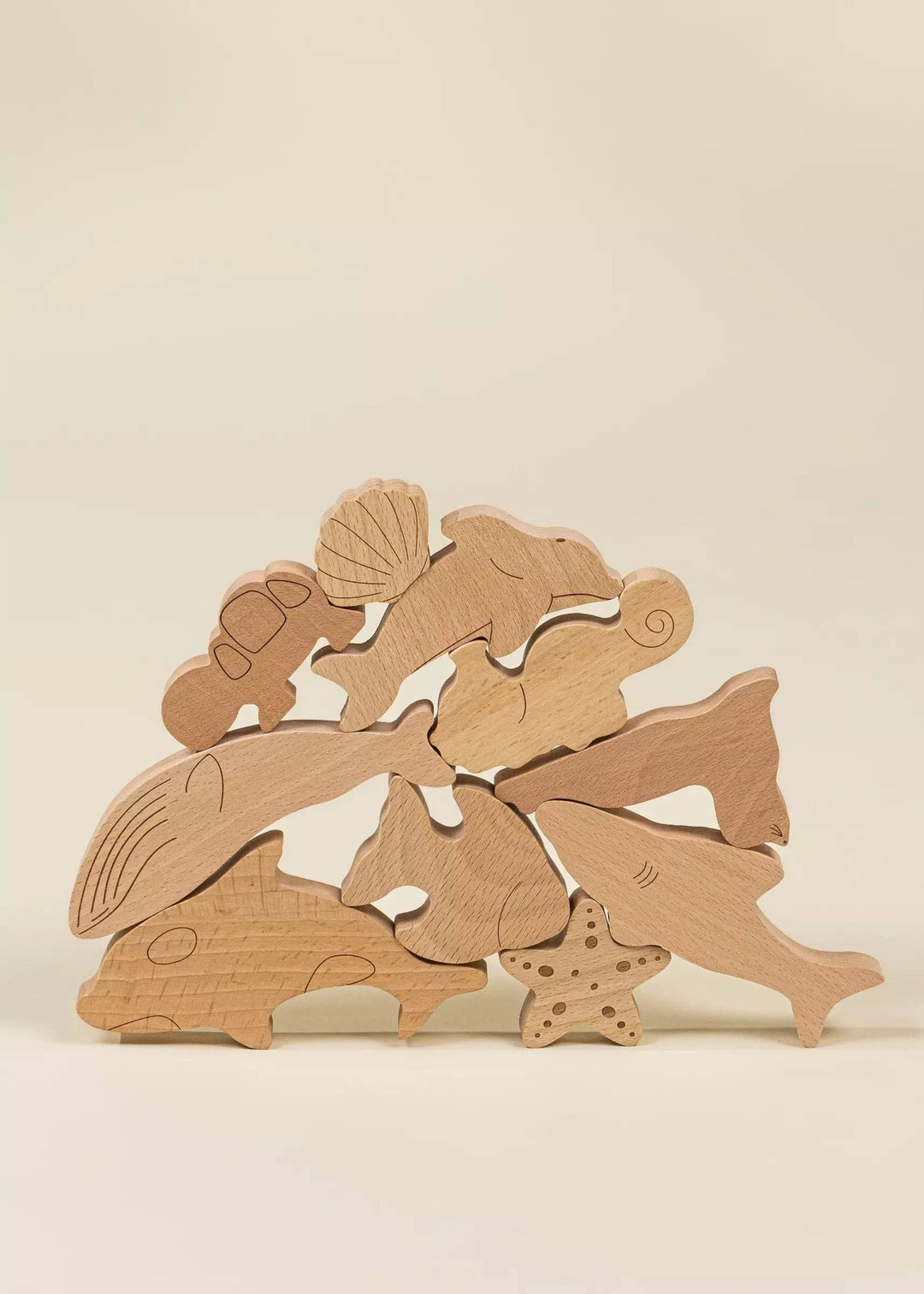 Bring ocean vibes with the Coco Village Under the Sea Wooden Balance Puzzle in Multicolor, a top pick for baby toys."
