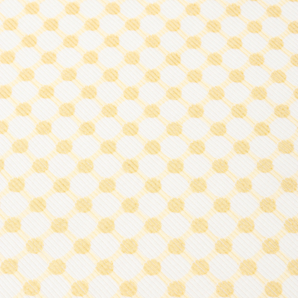MakeMake Organics Dotty Gingham Romper lifestyle - charming organic cotton baby summer outfit