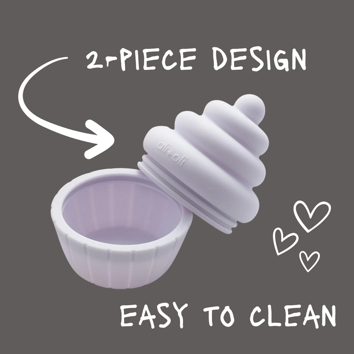 Ali+Oli silicone unicorn bath toy two piece design easy open mold free baby bath toy set for safe toddler bath play and easy cleaning