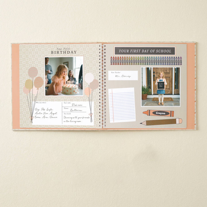 Baby Memory Book | Cottage Garden