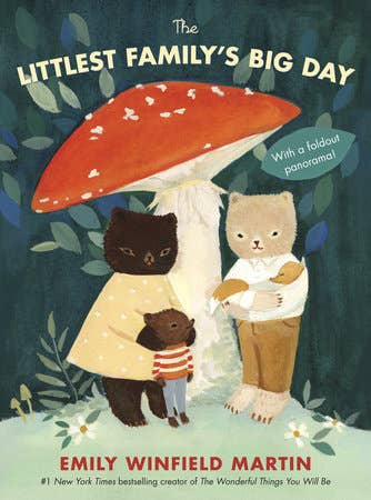 Emily Winfield Martin board book The Littlest Family's Big Day, tiny bear family story