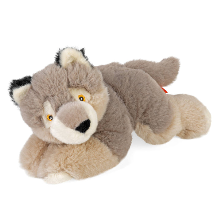 Wild Republic Ecokins Mini Wolf 8 inch stuffed animal, a soft eco-friendly wolf plush toy