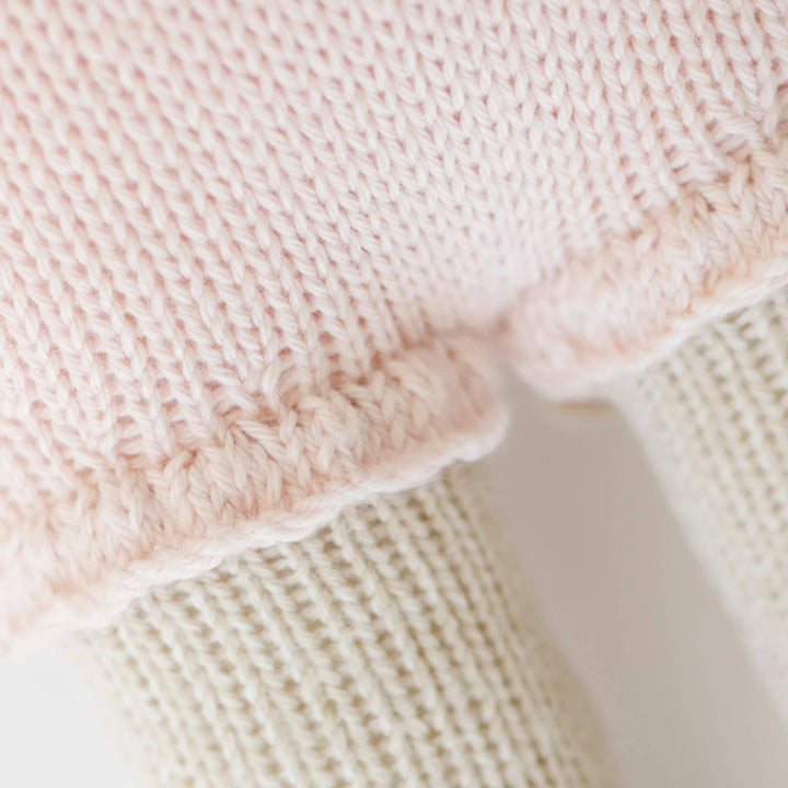 Cuddle + Kind Beatrice the Mouse | Blush woven doll hand crafted sustainable safe