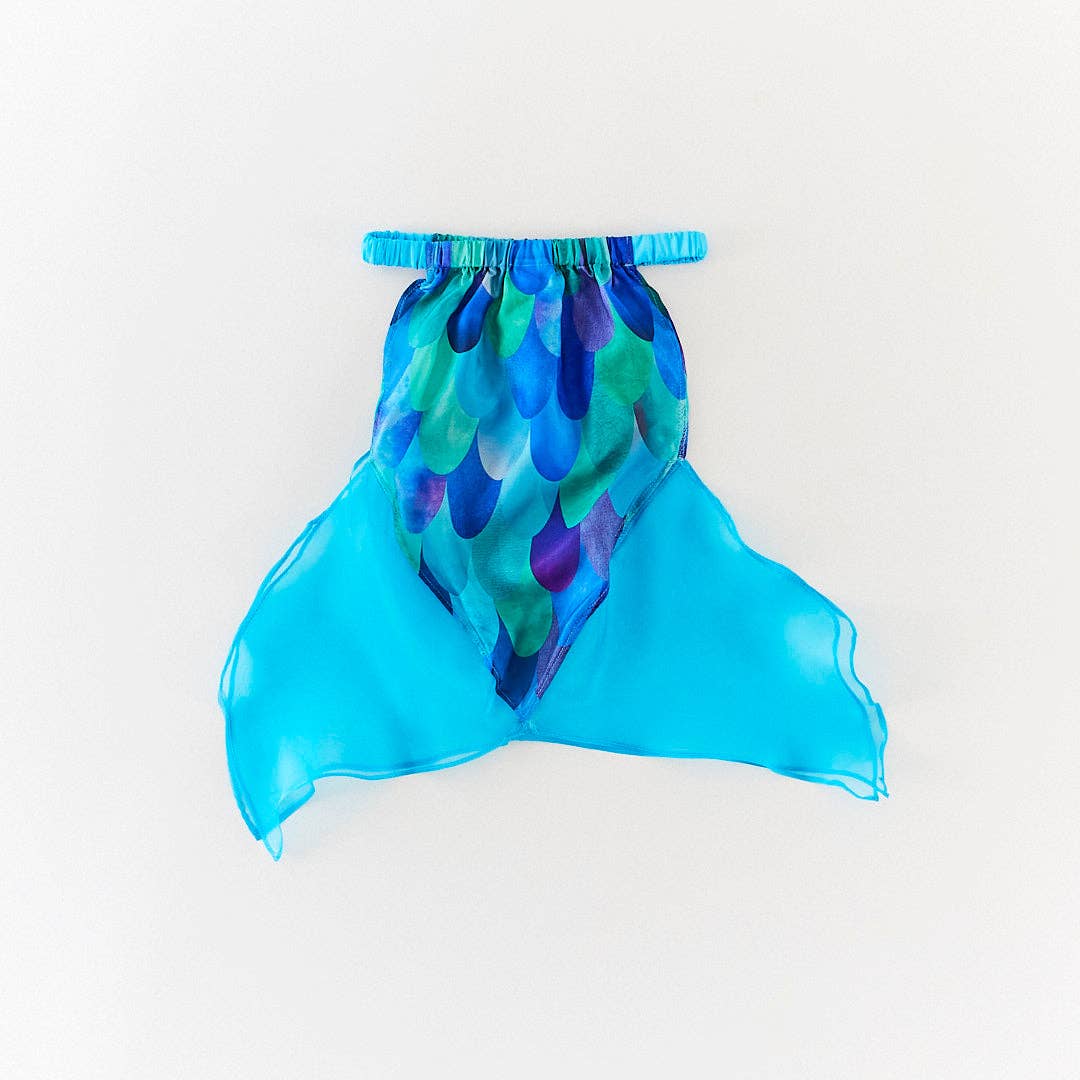 sarash's silk play silk teal mermaid skirt 