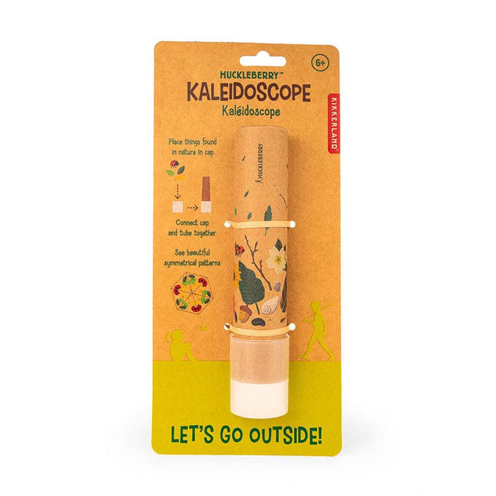 Huckleberry Kaleidoscope children's nature toy in package