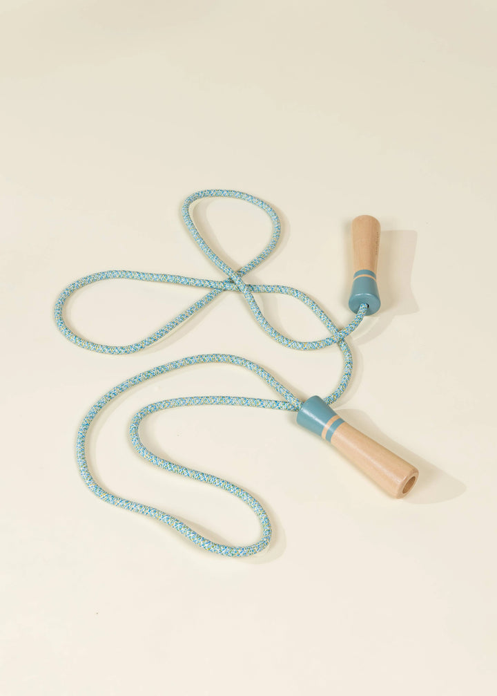 Wooden Handle Skipping Rope – Ocean Twist