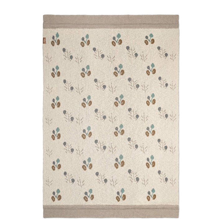 easy machine washable organic cotton knit poppy crane baby blanket 