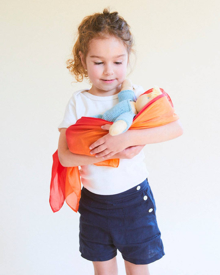 blossom silk play cloth for open ended play by Sarah's Silks