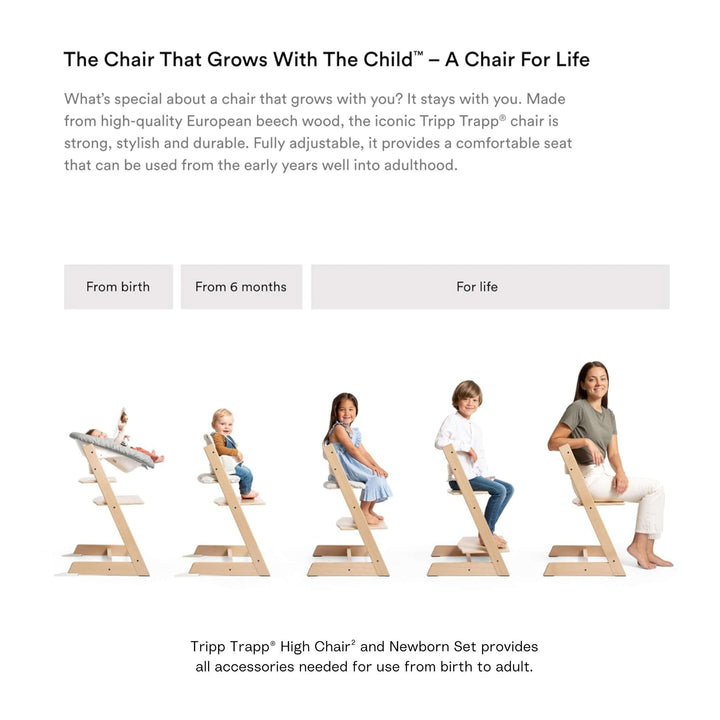Tripp Trapp High Chair² with Newborn Set