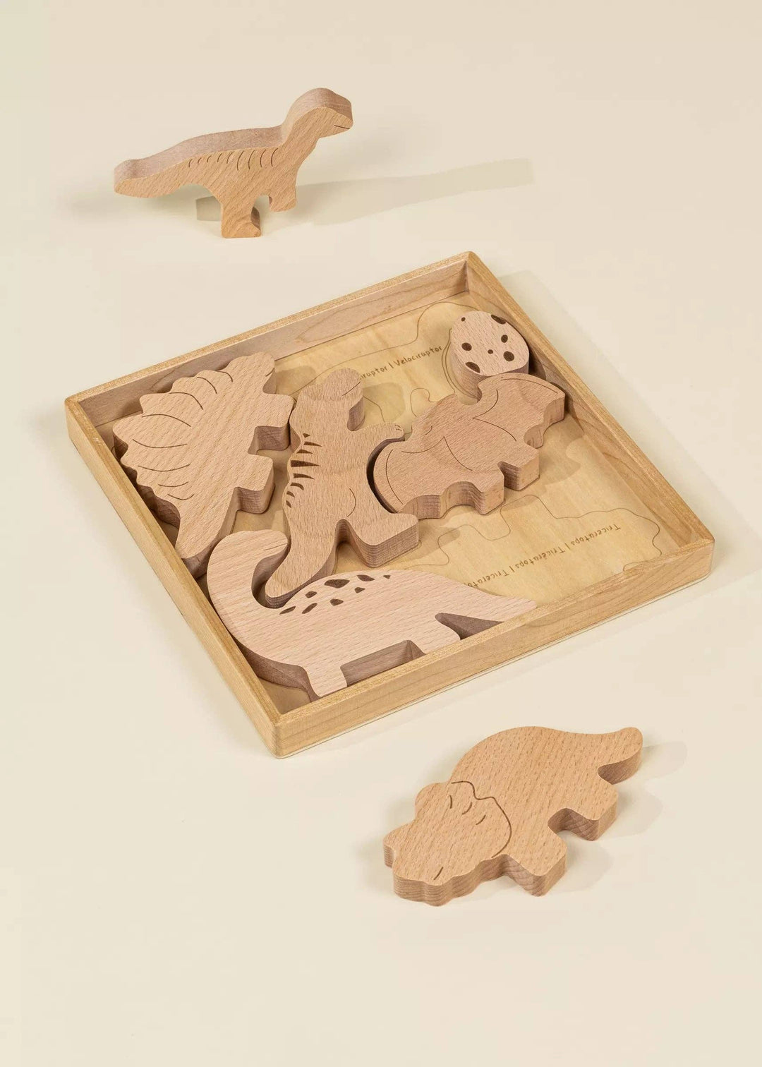Balance prehistoric fun with the Coco Village Wooden Balance Puzzle | Dino in Multicolor, a colorful toddler toys essential.