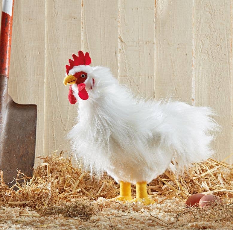 Bright and huggable Keycraft Living Nature Cockerel Large toy animal, a charming plush companion.