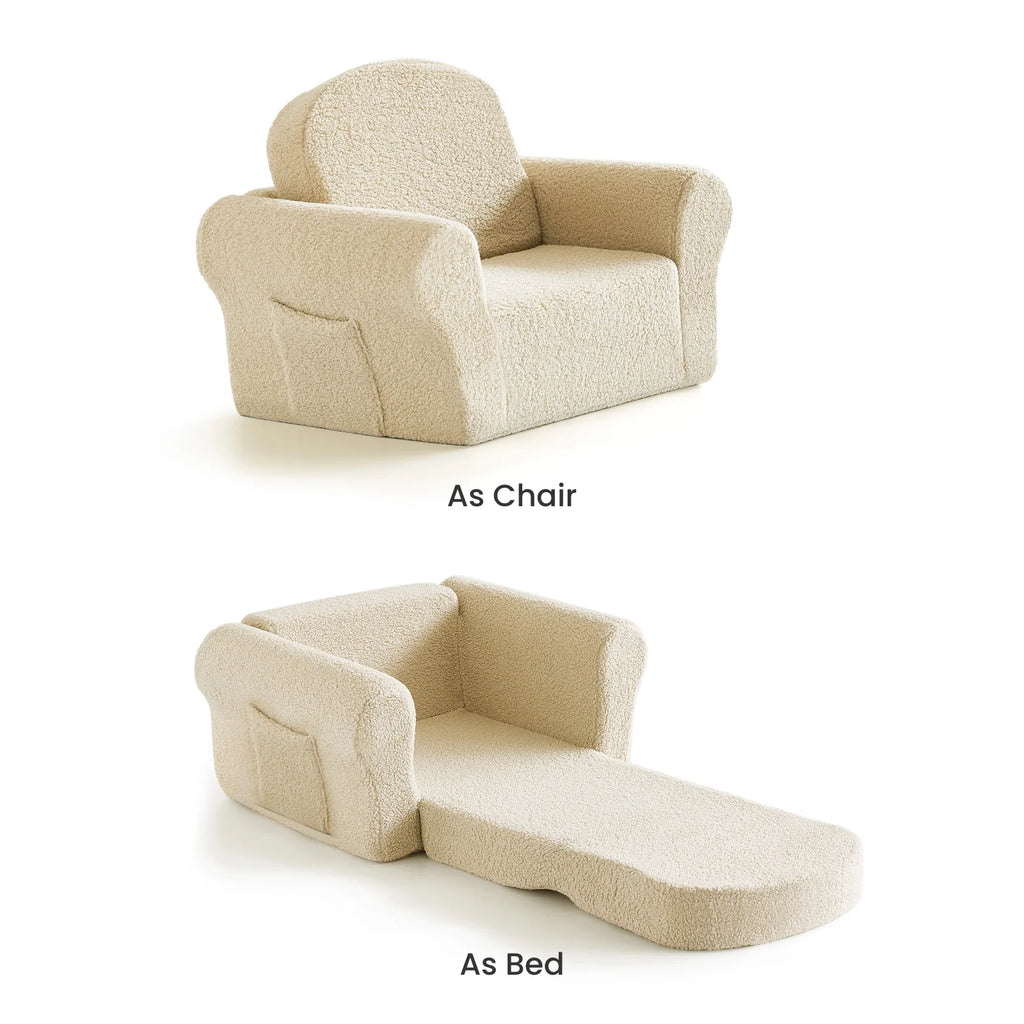 Tiny Land® Afternoon Couch cream chair for kids