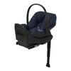 navy blue baby car seat CYBEX  Cloud G lux with load leg base