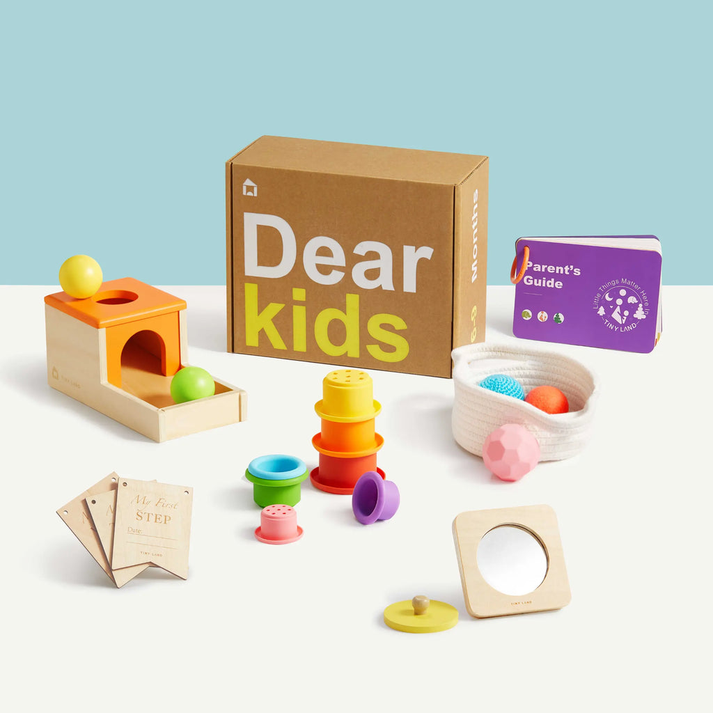 Tiny Land® Montessori Toys Set for Newborns (6-9 month)