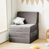 Tiny Land Anywhere Couch Transformable Couch in Charcoal