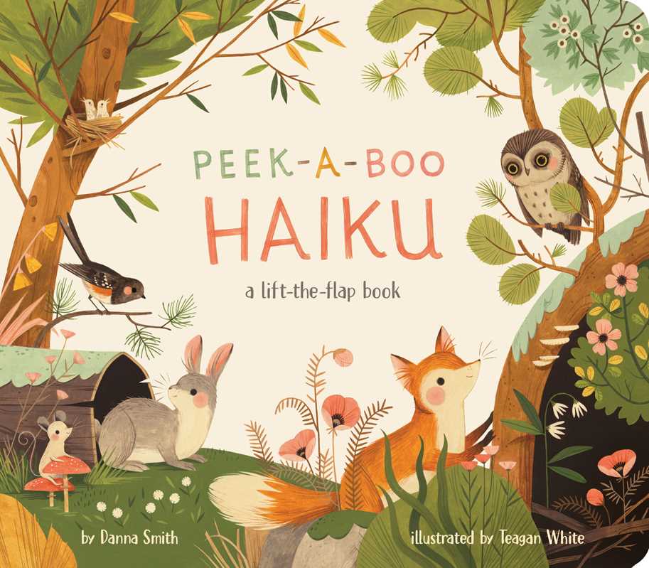 Simon & Schuster Peek-A-Boo Haiku lift-the-flap board book cover by Danna Smith