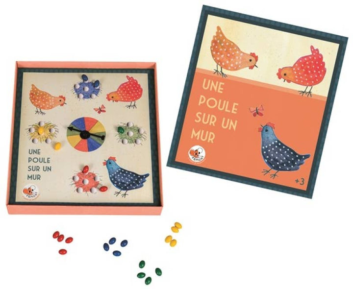 Egmont Toys Chicken On A Wall Game, first board game with wooden eggs for ages 3+