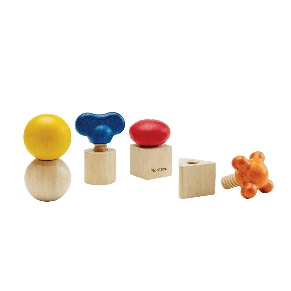 PlanToys Nuts and Bolts building toy for toddlers