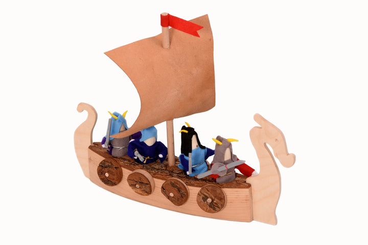 Magic Wood kids toys Viking boat