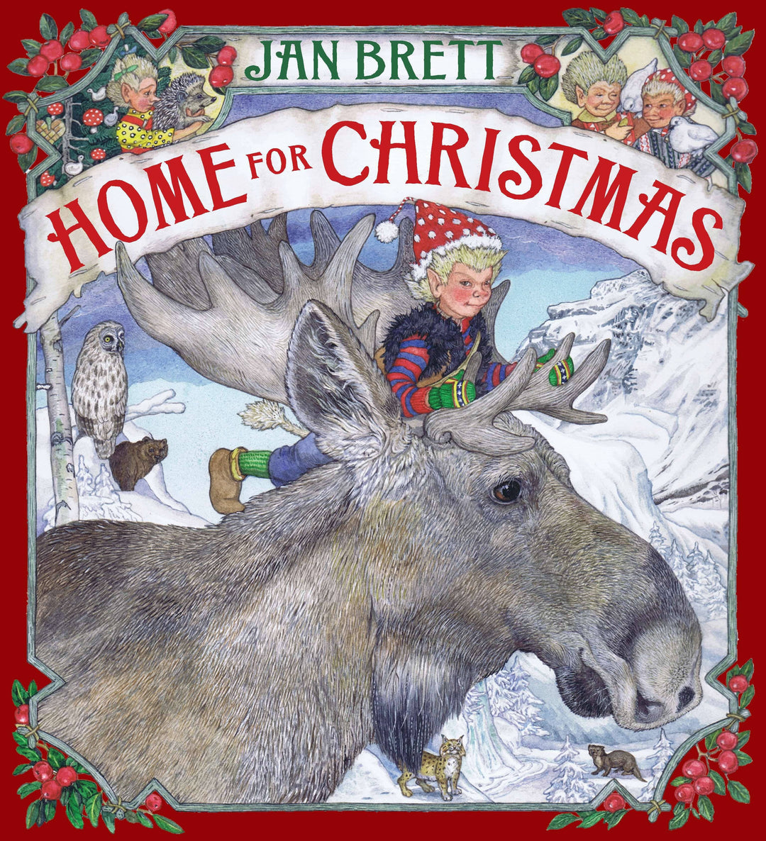 Home for Christmas hardcover by Jan Brett, a Christmas picture book from Penguin Random House