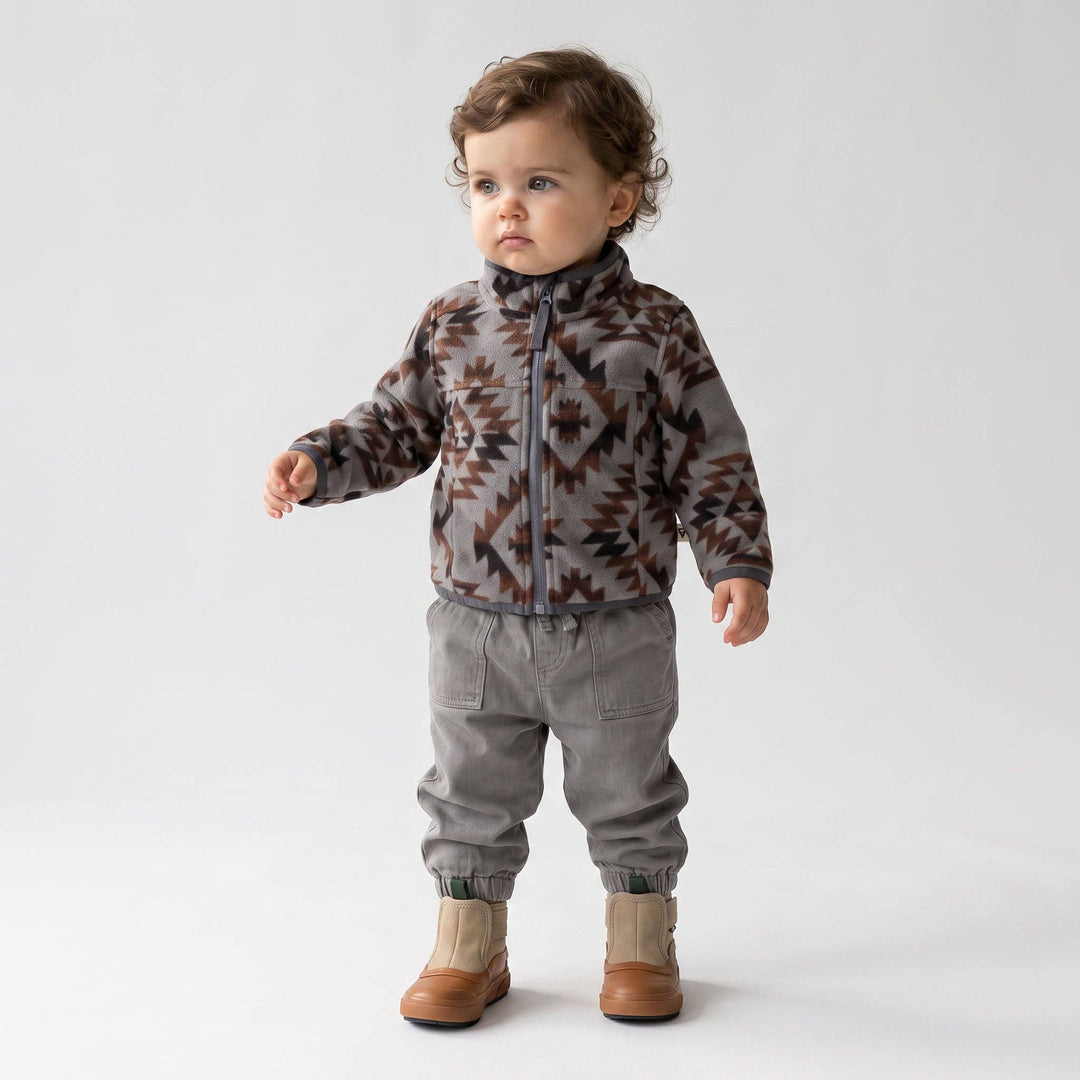 Unisex Trail Microfleece Printed Jacket - Infant Sizing