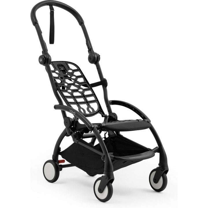Stokke YOYO⁵ Base Frame in Black, compact one-hand fold stroller frame
