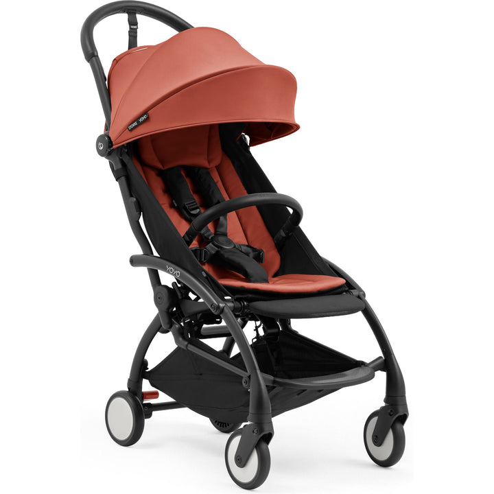 Black YOYO⁵ Bumper Bar by Stokke with soft grip for little hands