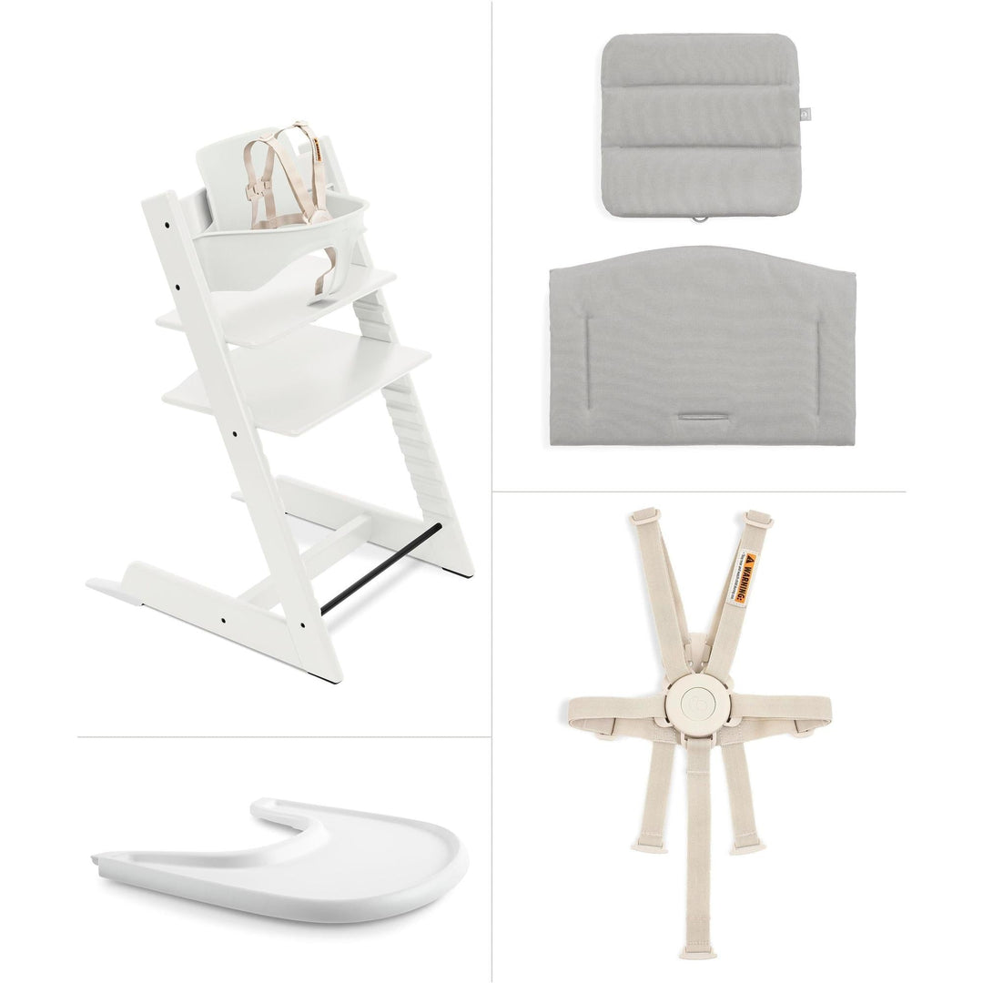 Tripp Trapp High Chair² with Cushion + Stokke Tray