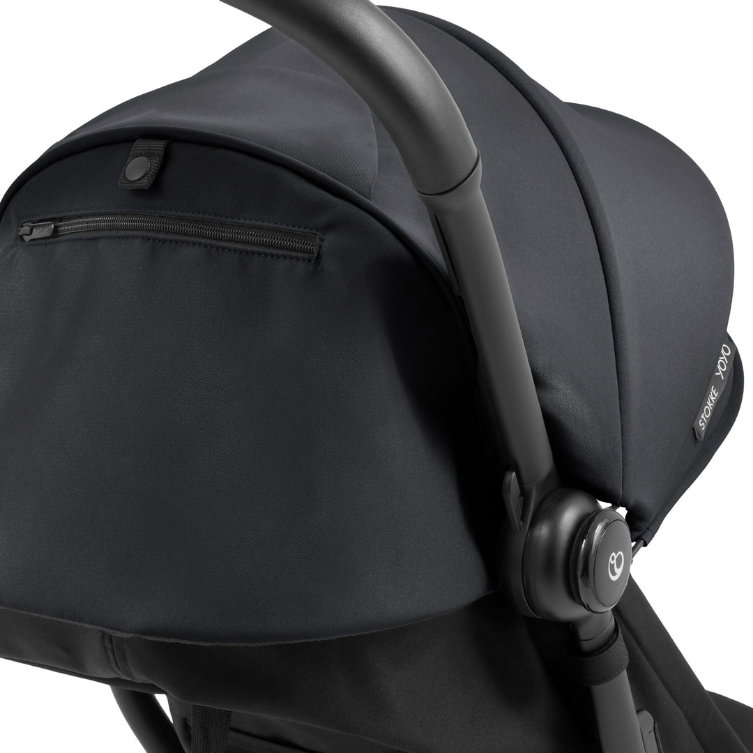 Stokke Black YOYO⁵ Seat Pack, toddler stroller seat textiles