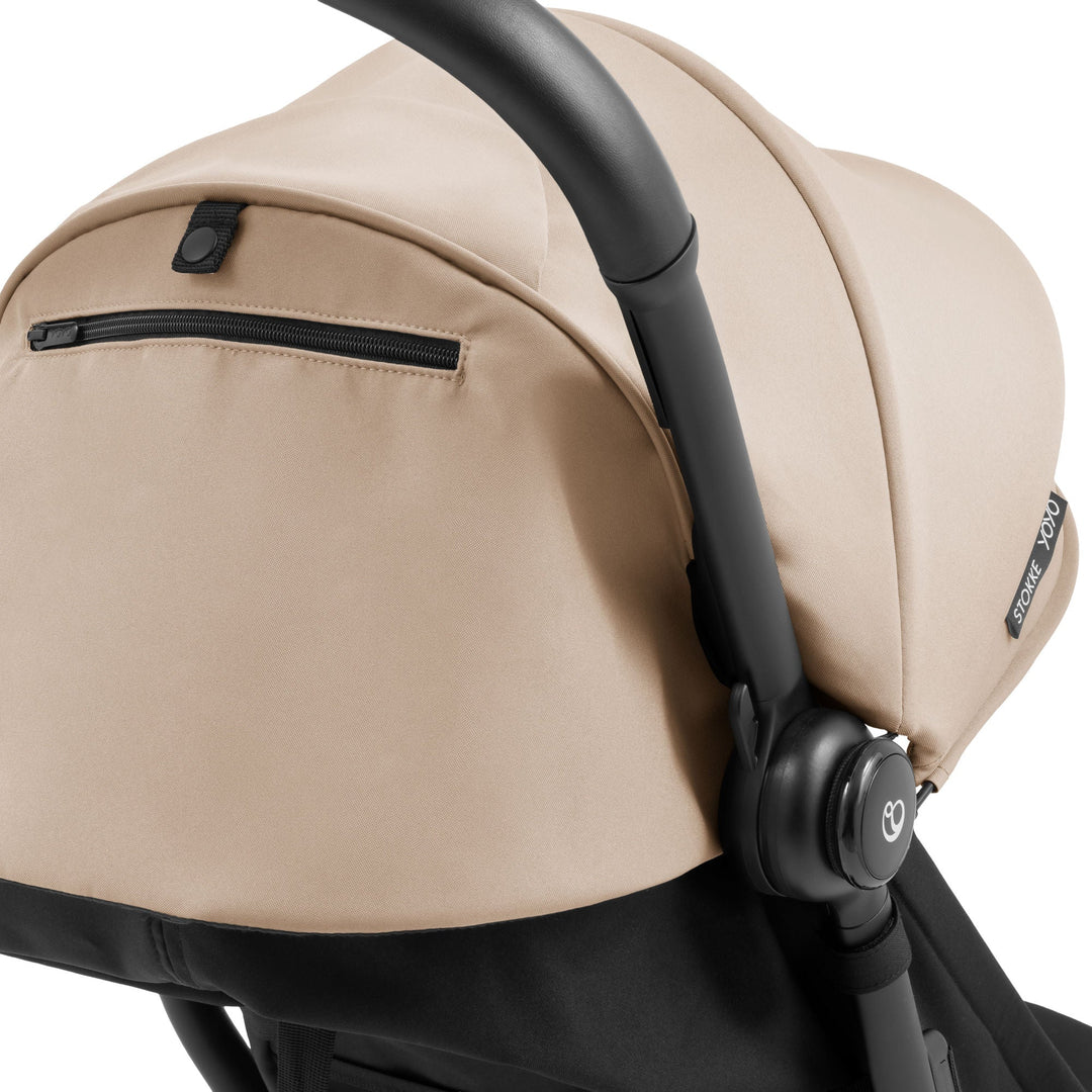 Stokke Taupe YOYO⁵ Seat Pack, toddler stroller seat textiles