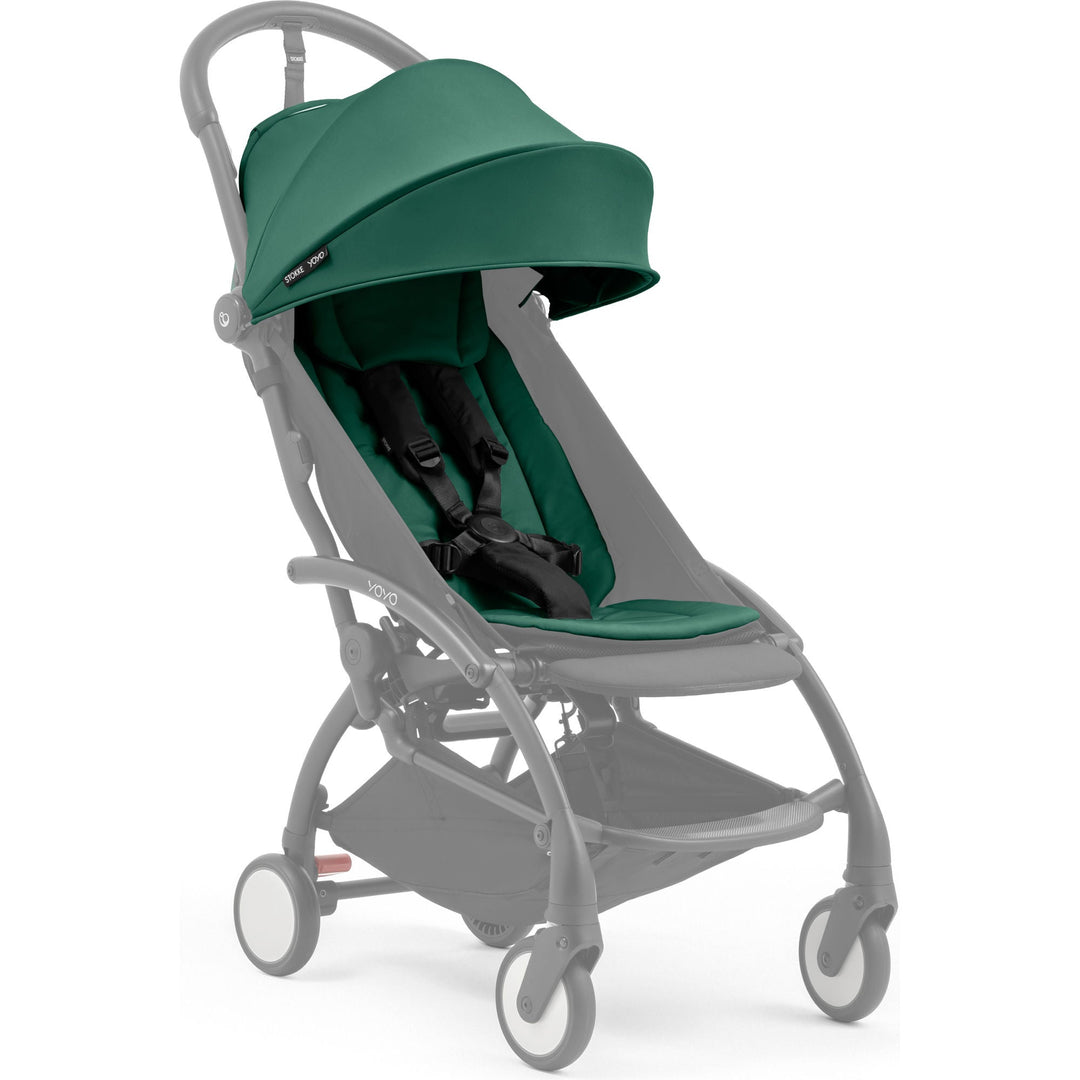 Stokke YOYO⁵ Seat Pack in Forest, stroller seat and canopy from 6 months