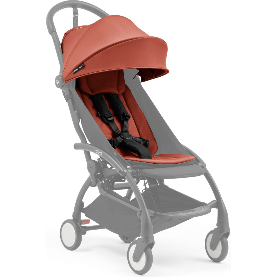 Stokke YOYO⁵ Seat Pack in Berry, stroller seat and canopy from 6 months