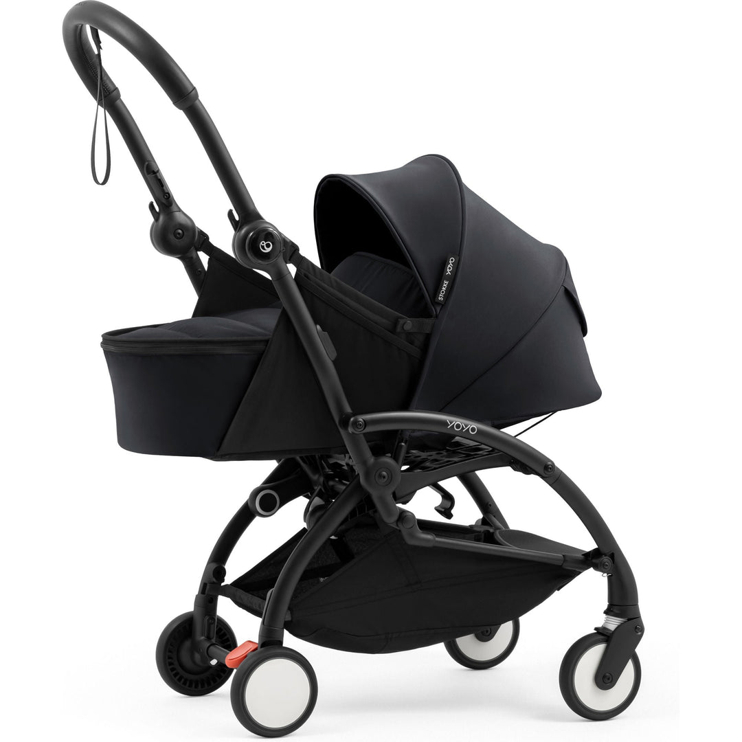 Black YOYO⁵ Newborn Pack by Stokke, newborn stroller nest