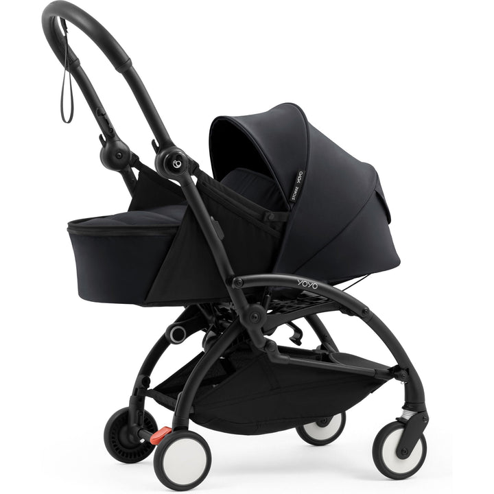 Black YOYO⁵ Newborn Pack by Stokke, newborn stroller nest