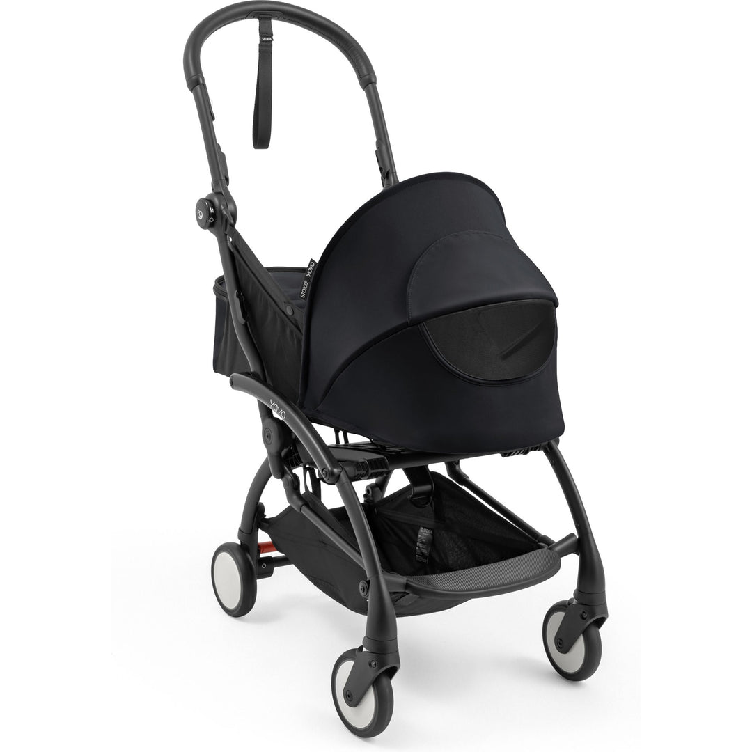 YOYO⁵ Newborn Pack Black from Stokke with 5-point harness