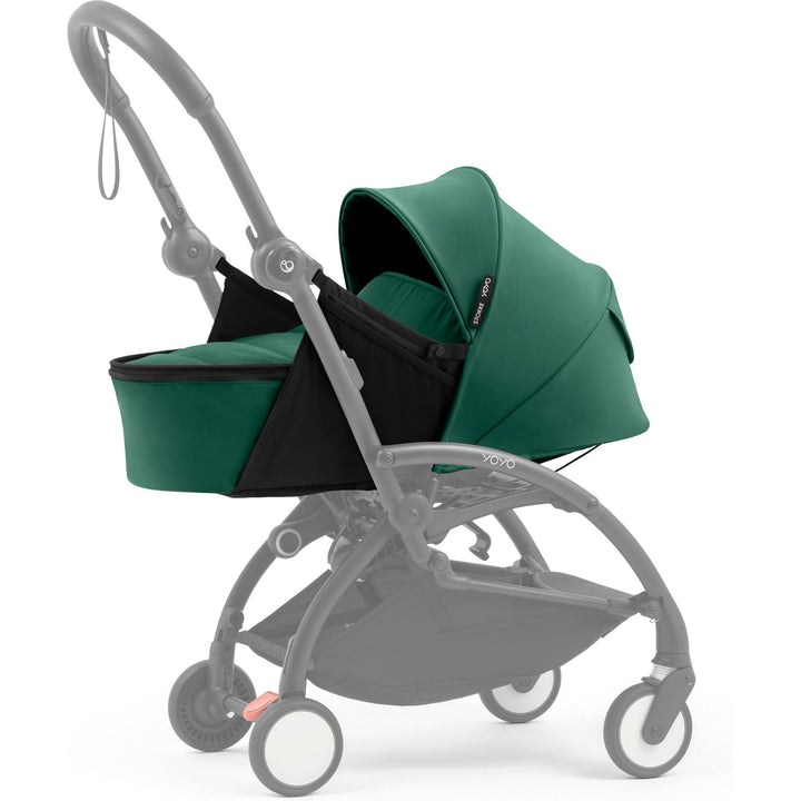 Stokke YOYO⁵ Newborn Pack in Forest, lie-flat stroller pack from birth