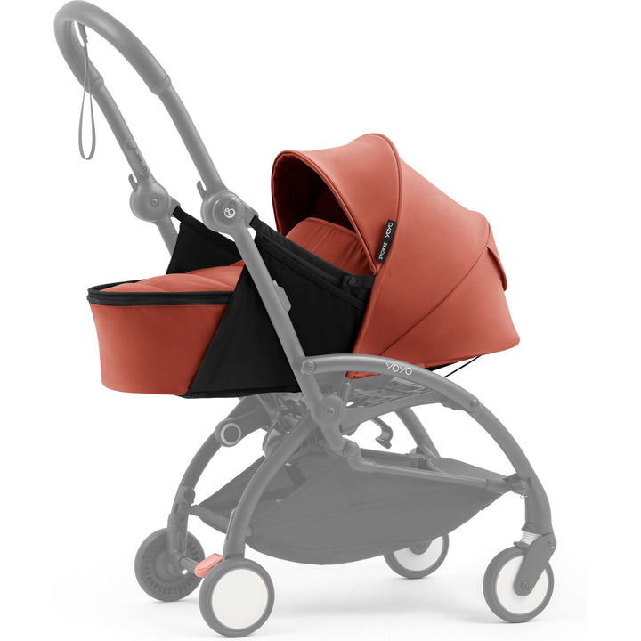 Stokke YOYO⁵ Newborn Pack in Berry, lie-flat stroller pack from birth