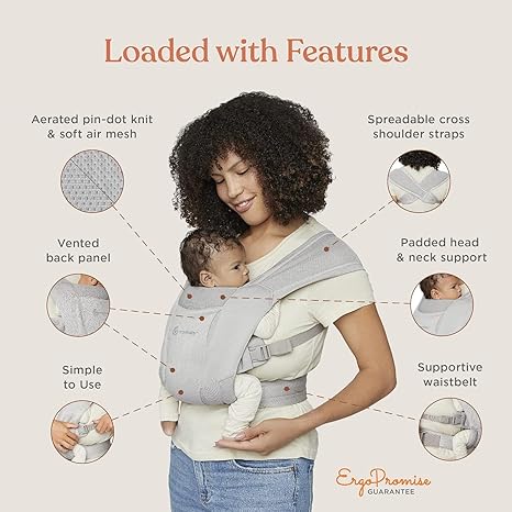 The Ergobaby Embrace Newborn Carrier Is packed with features to create a comfort experience like no other